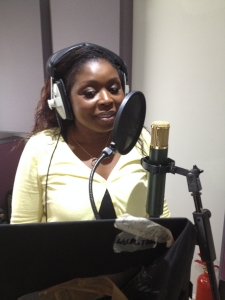 Fay Kendal in the booth at Greystoke Studio